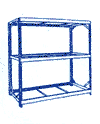 Photo Of A Two-Tier Bulk Storage Guide Distributed By A Pallet Racking Company In Johnson, RI - Yankee Supply