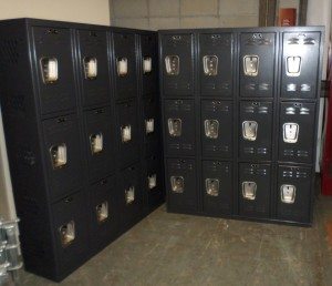 three tier lockers