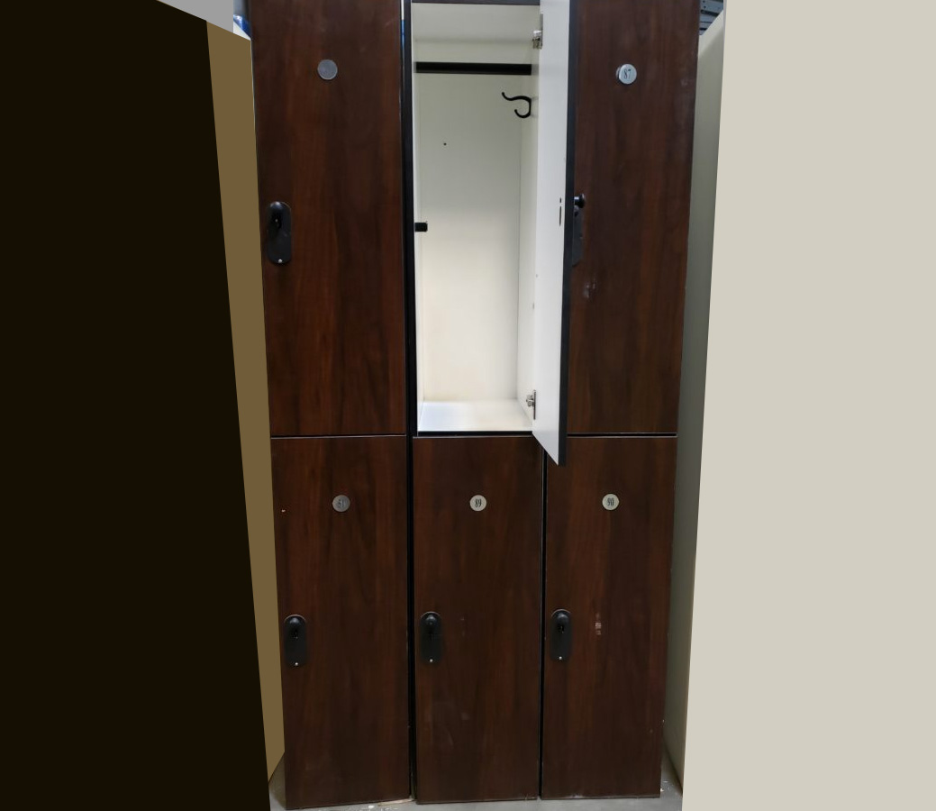 wooden half lockers