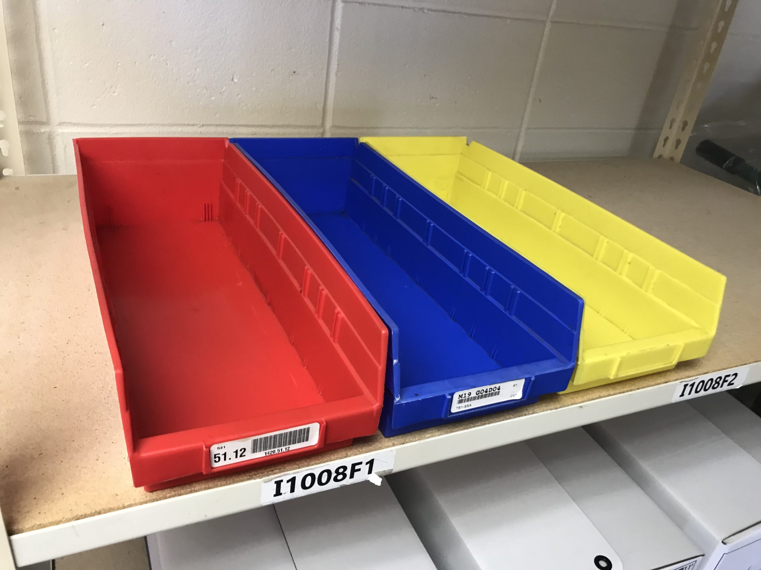 shelf bins