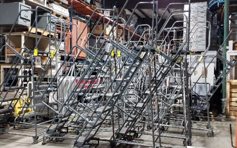 used rolling ladders for sale