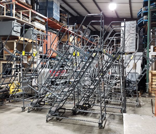 used rolling ladders for sale