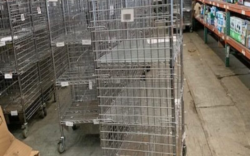 36 inch wide wire carts