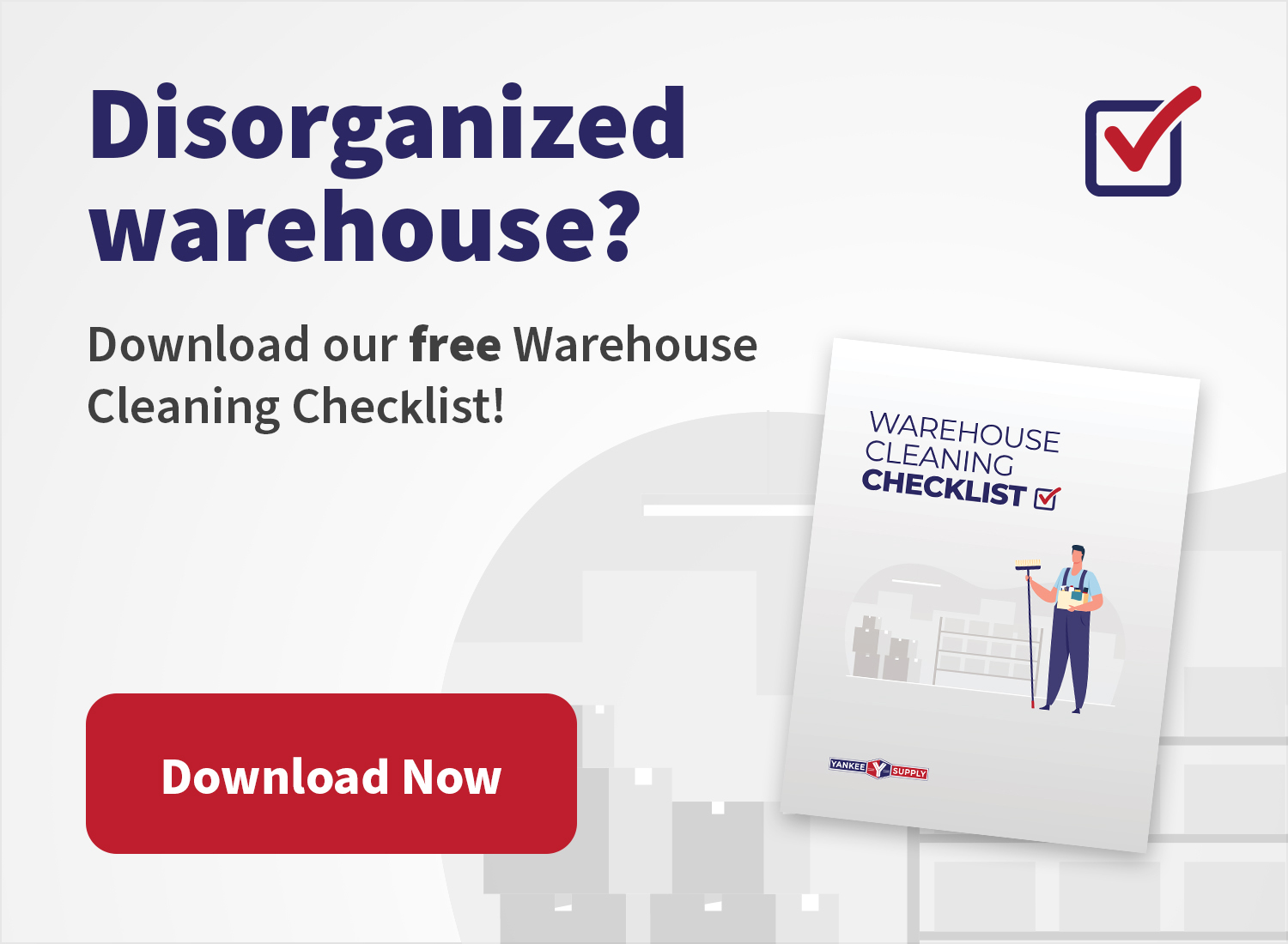warehouse cleaning checklist