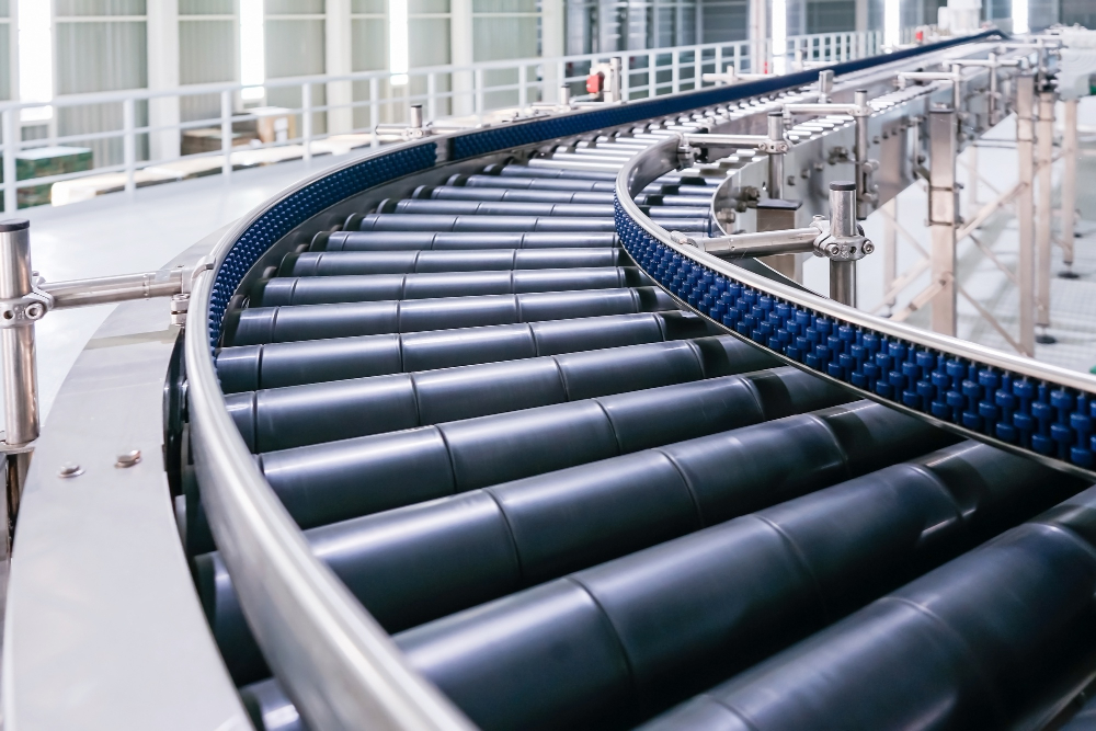 industrial conveyor systems curve